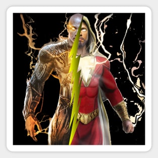 Black Adam x Shazam. Magnet